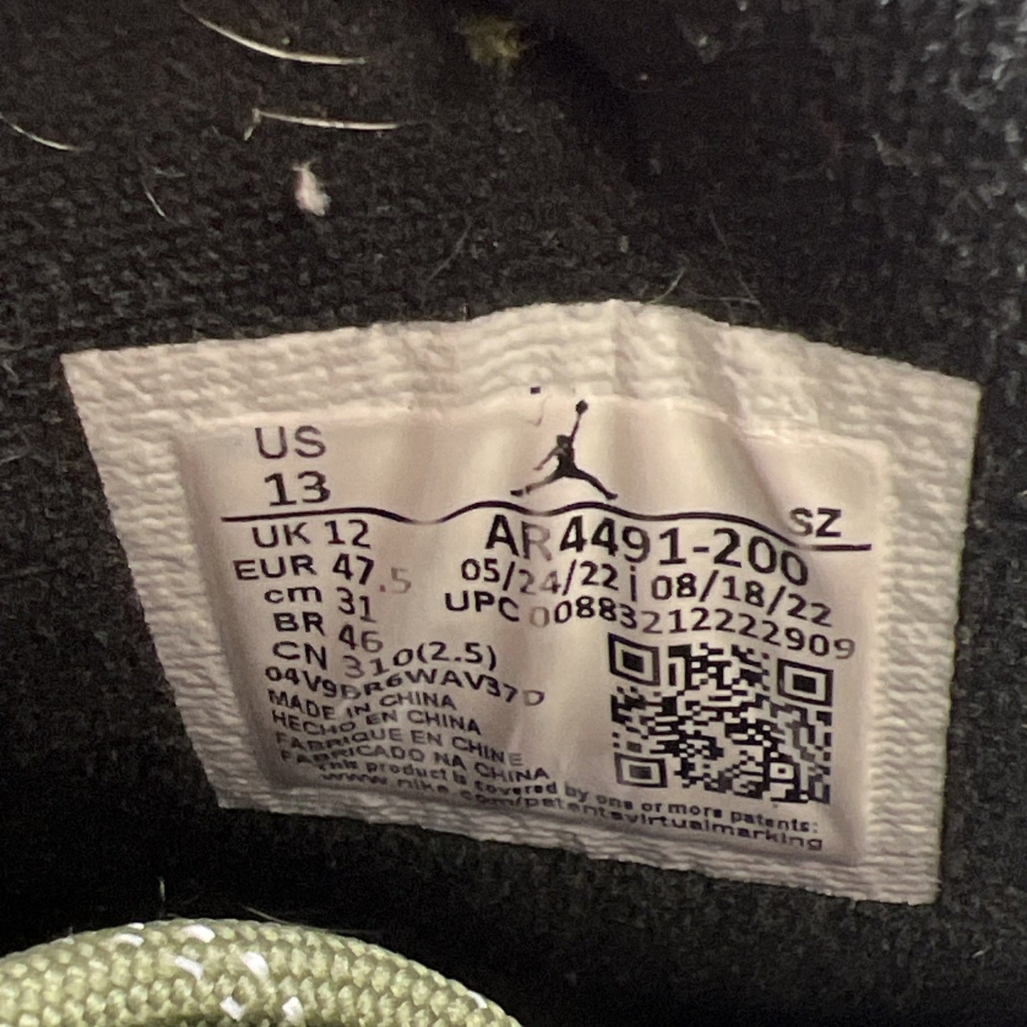 Size 13 - Air Jordan 9 Retro NRG Beef And Broccoli 2018 (AR4491-200)