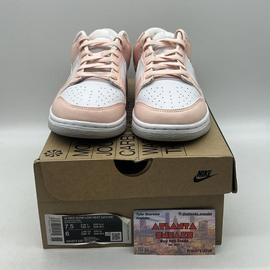 Size 7.5 - Nike Dunk Low Next Nature Pale Coral W Brand New Og All