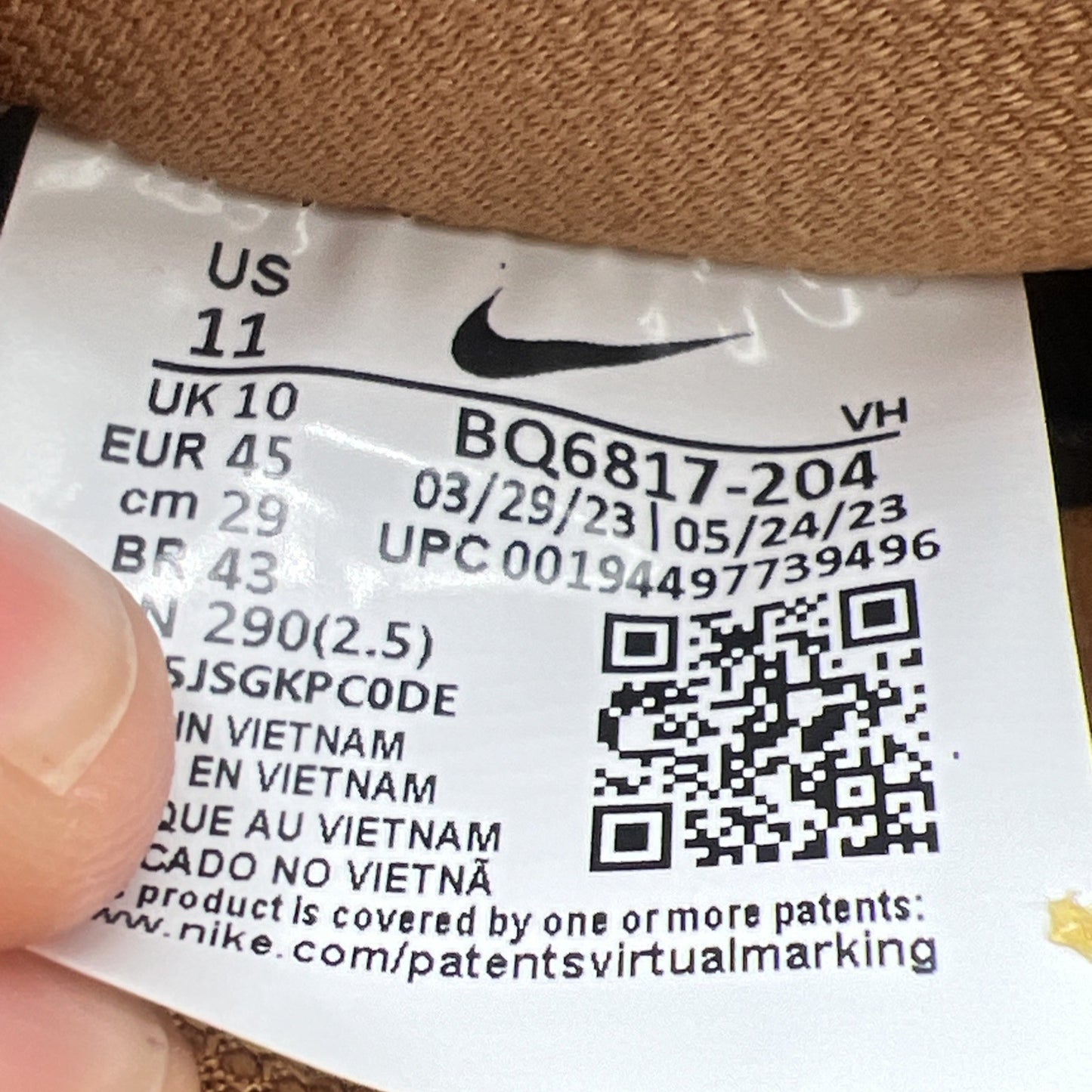 Size 11 - Nike Dunk Pro SB Low Wheat Mocha (BQ6817-204)