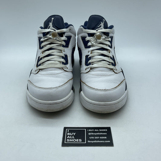 Size 11 - Air Jordan 5 Retro Low Dunk From Above Blue White (819171-135)