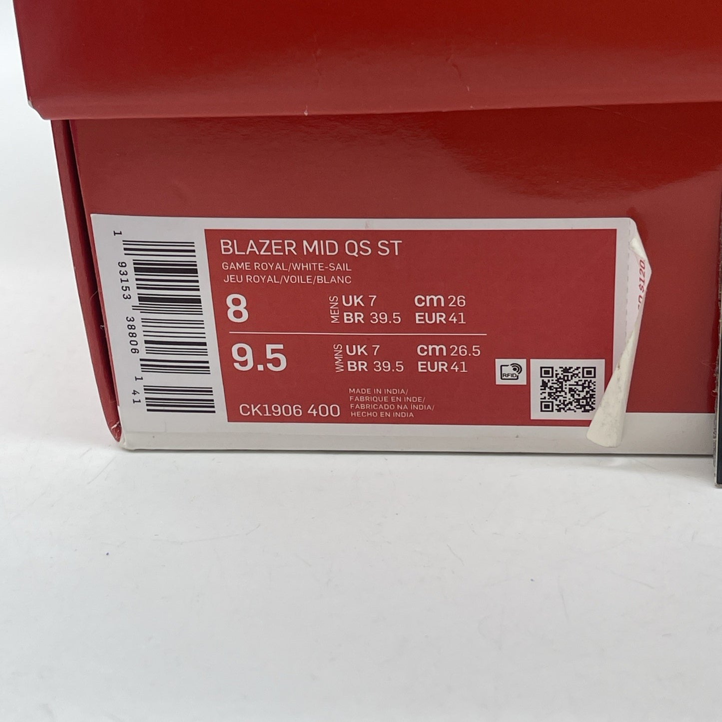 Size 8 - Nike Stranger Things x Blazer Mid OG Collection Blue White (CK1906-400)