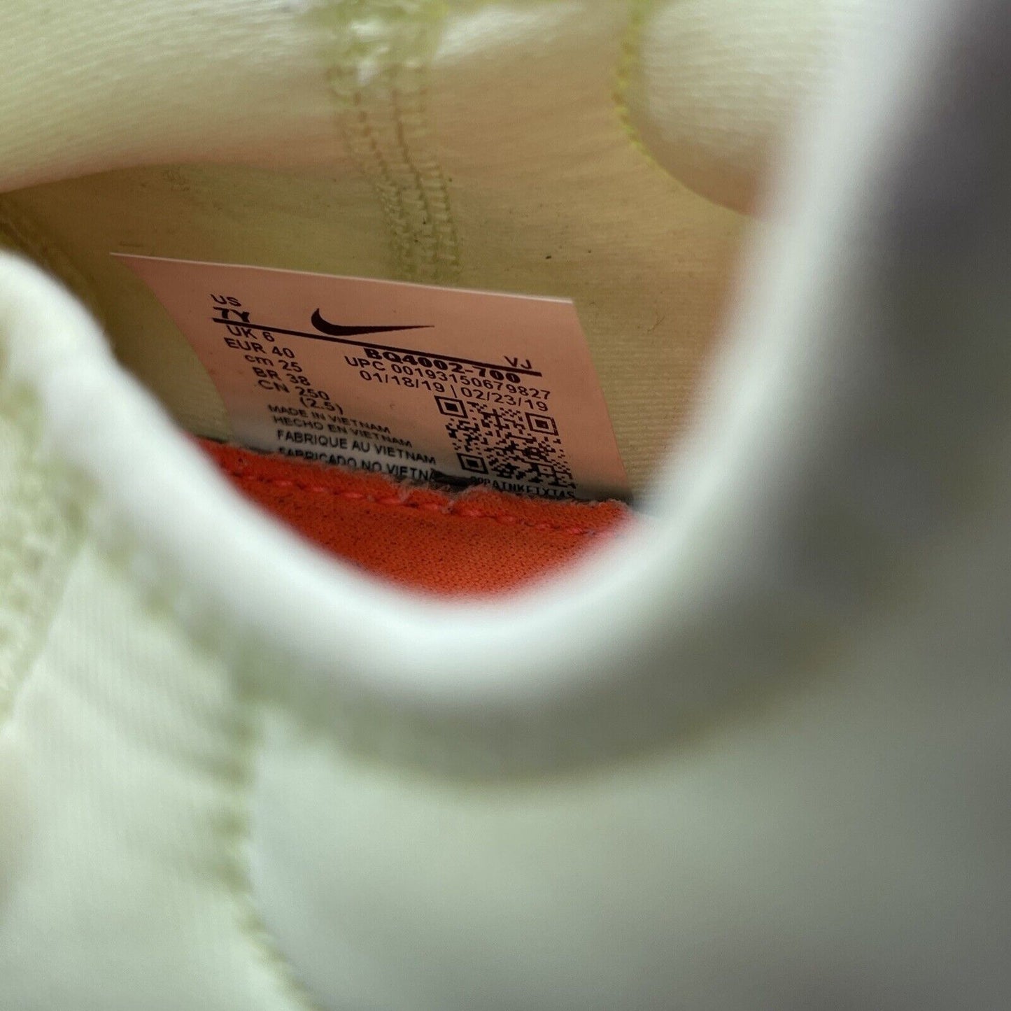 Size 7Y - Nike React Presto Barely Volt (GS) Green Suede Leather (BQ4002-700)