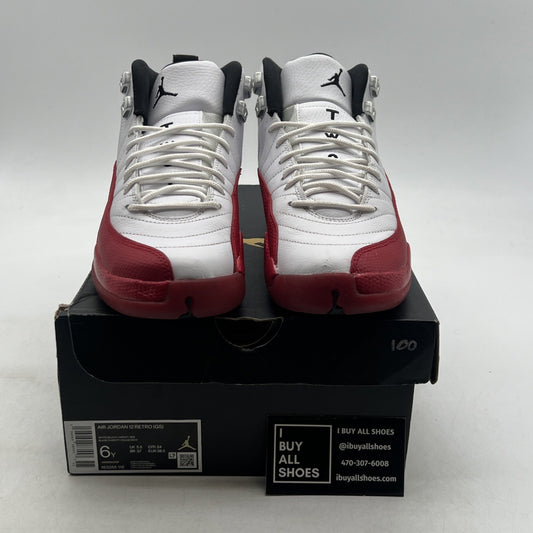 Size 6Y - Air Jordan 12 Retro 2023 Mid Cherry (153265-116)