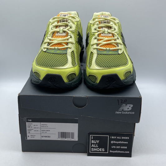 Size 10.5 - New Balance Concepts x 740 Brut Green Suede Leather (U740CO2)