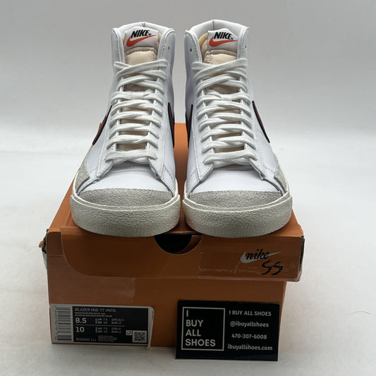 Size 8.5 - Nike Blazer '77 Vintage Mid White Team Red (BQ6806-111)
