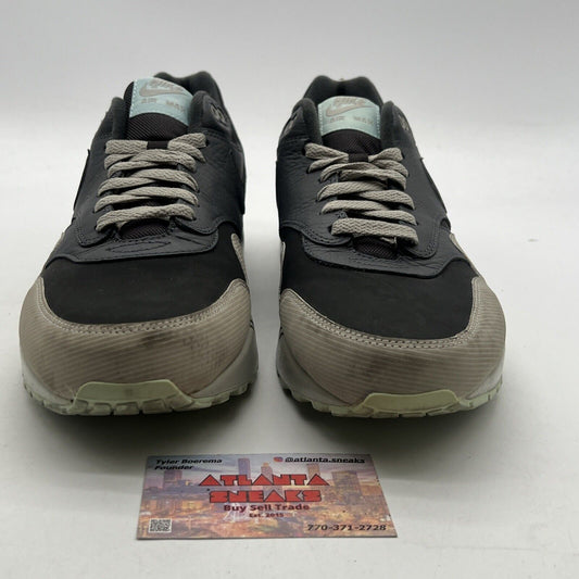 Size 12 - Nike Air Max 1 Leather Dark Ash (655466-201)