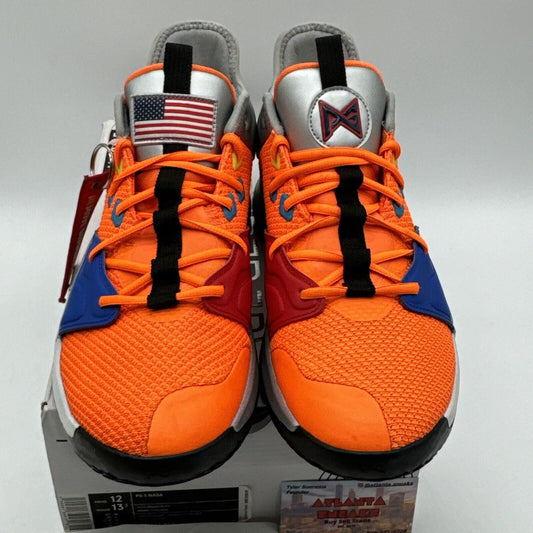 Size 12 - Nike PG 3 x NASA Armstrong Building 703 2019 Orange Blue Space Moon
