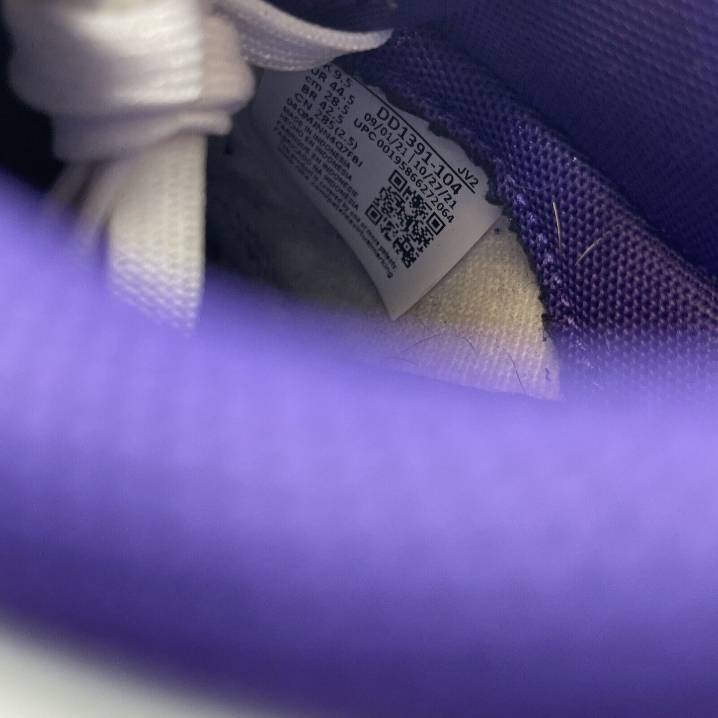 Size 10.5 - Nike Dunk Low Retro Court Purple 2.0 White Leather Suede DD1391-104