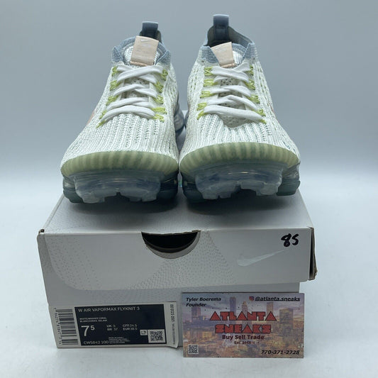 Size 7.5W - Nike Air VaporMax Flyknit 3 One Of One Green Blue Pink (CW5642-100)