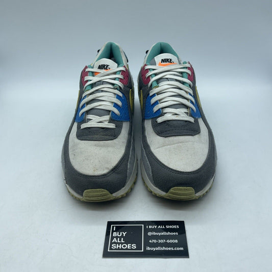Size 12 - Nike Air Max 90 Air Sprung Iron Grey Suede Leather (DM8171-001)