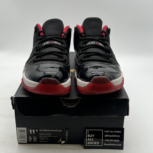 Size 11.5 - Air Jordan 11 Retro 2015 Low Bred (528895-012)