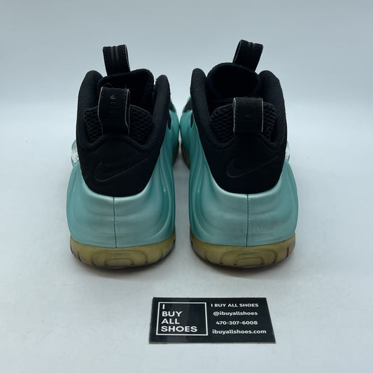 Size 11.5 - Nike Air Foamposite Pro Island Green Black Suede (624041-303)