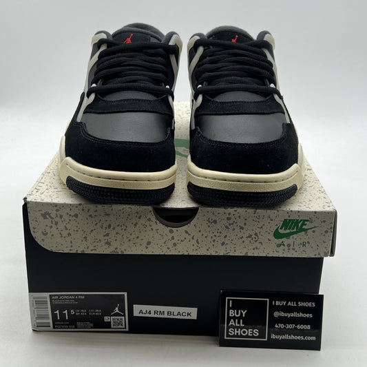 Size 11.5 - Air Jordan 4 RM Black Sail (FQ7939-006)