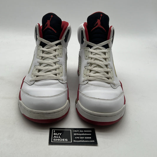 Size 13 - Air Jordan 5 Retro 2013 Fire Red 136027-120)