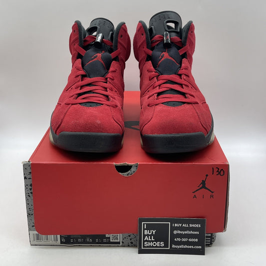 Size 10 - Air Jordan 6 Retro Toro Bravo Red Black Suede (CT8529-600)
