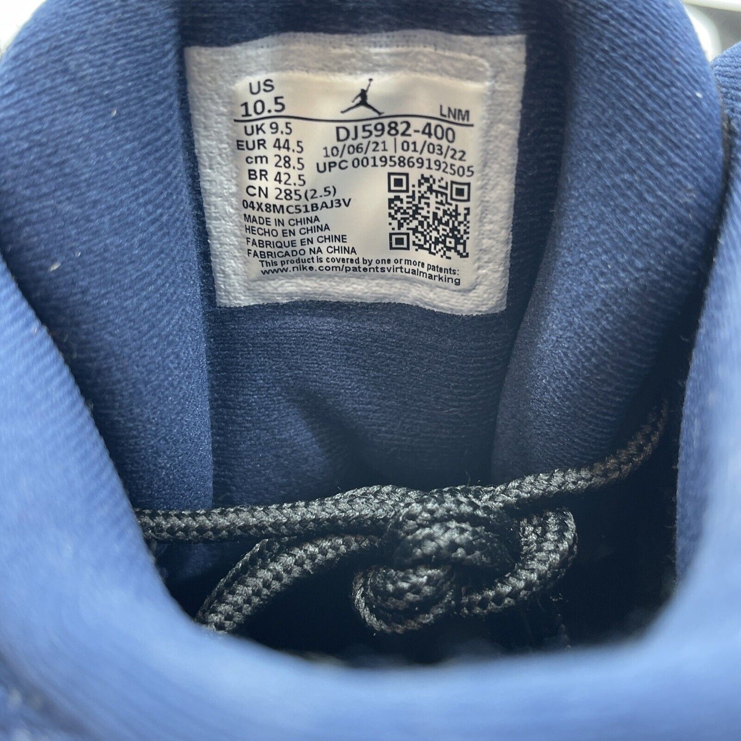 Size 10.5 - Jordan 13 Navy Black white Suede Leather (DJ5982-400)