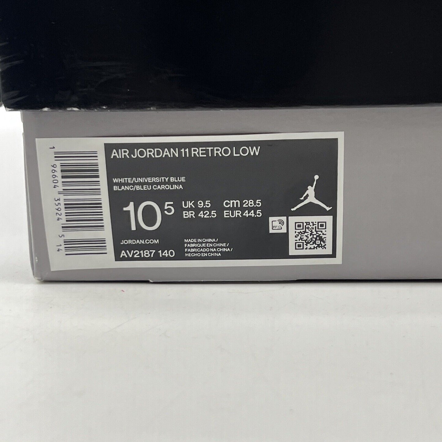 Size 10.5 - Air Jordan 11 Retro Low Cement Grey Icey Leather (AV2187-140)