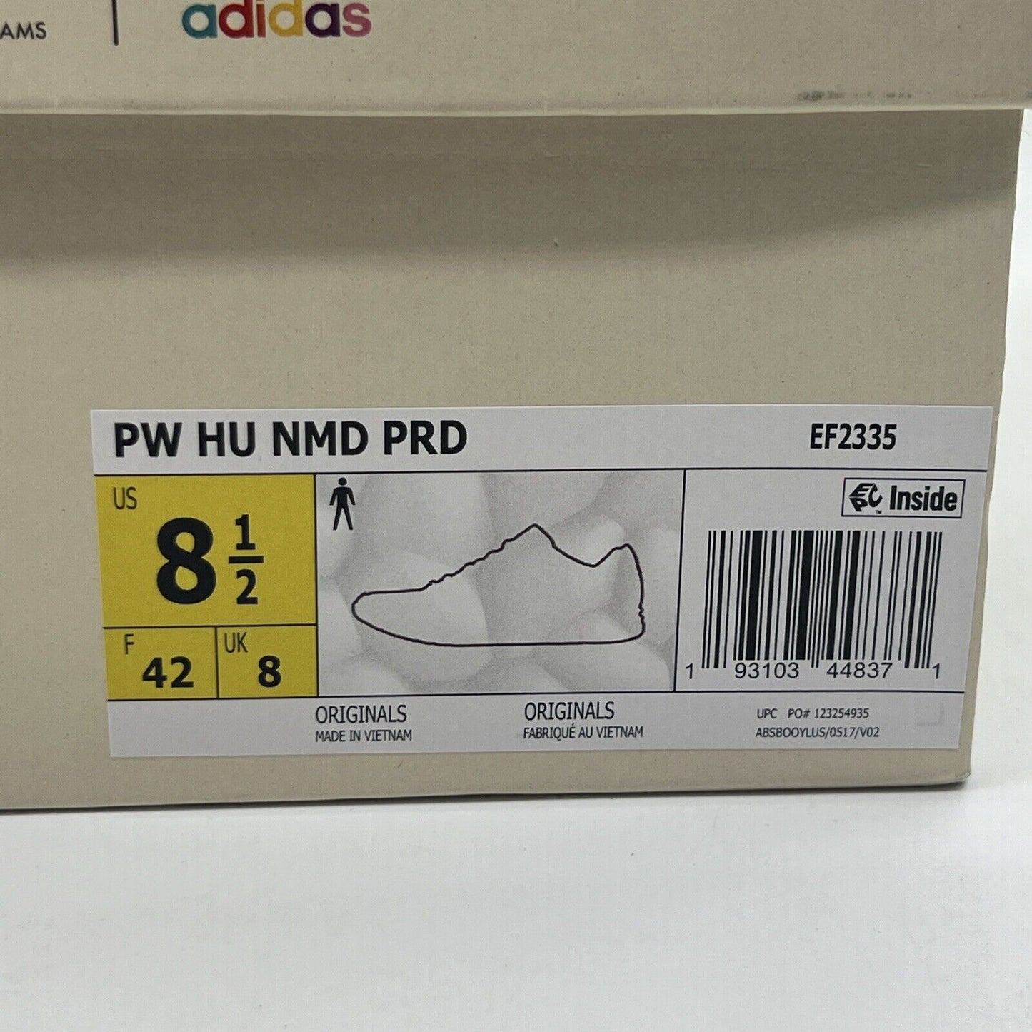 Size 8.5 - adidas Pharrell x NMD Human Race Trail PRD Know Soul Brand New Og All
