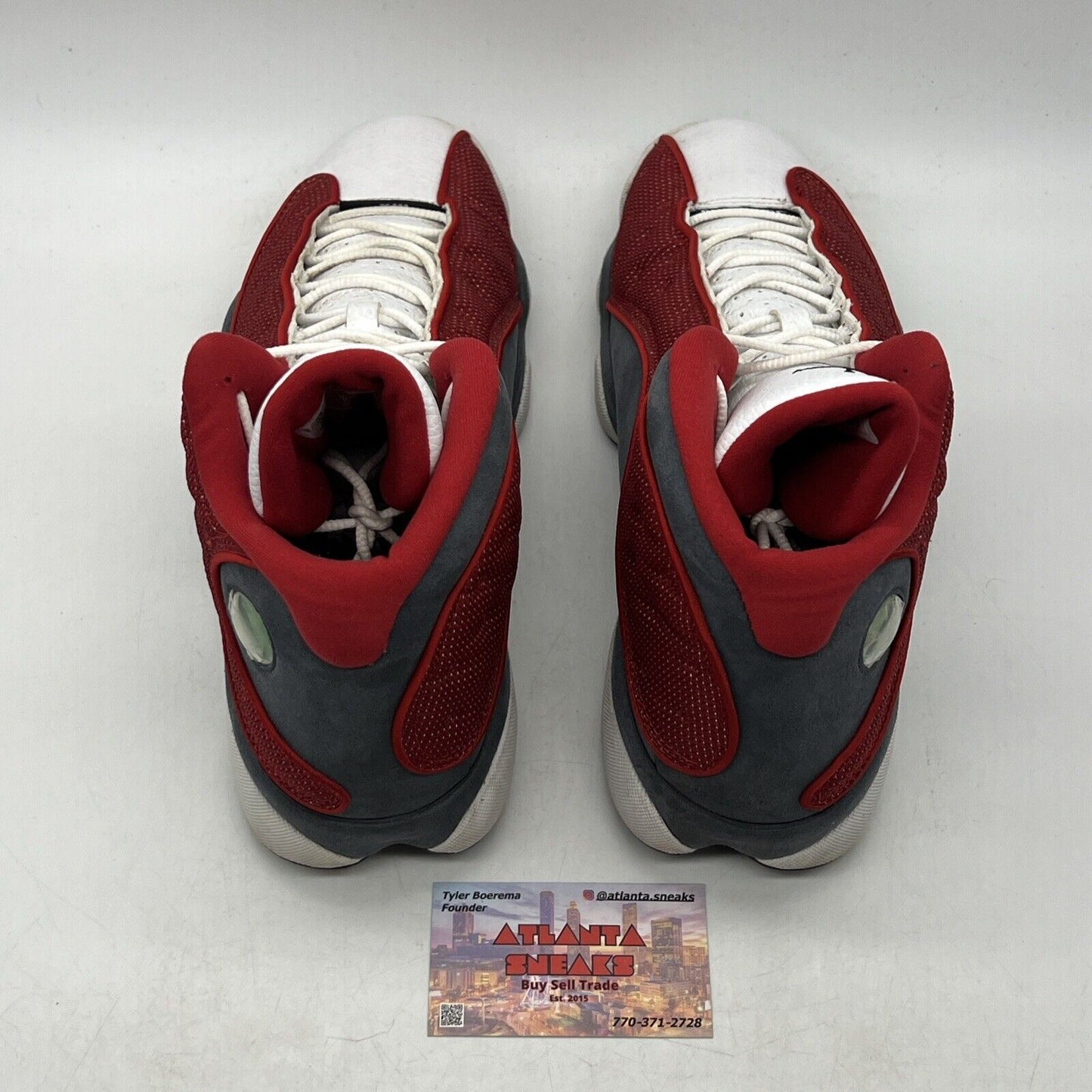 Size 12 - Jordan 13 Retro Red Flint - Grey Suede Leather White (DJ5982-600)