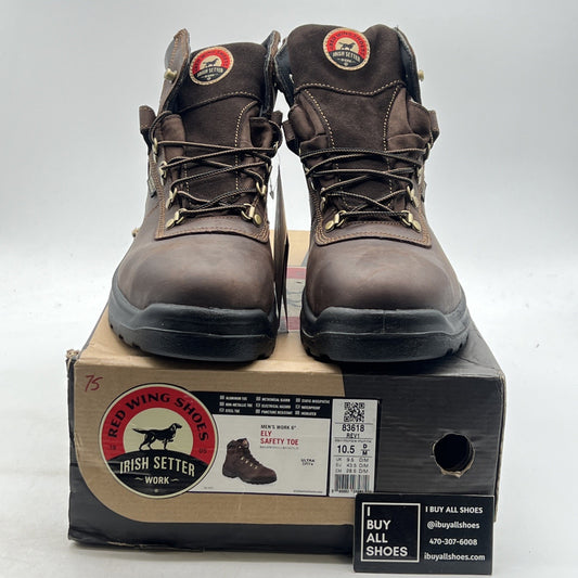 Size 10.5- Men's Red Wing Shoes Irish Setter Eli Hiker 6” Steel Toe Waterproof