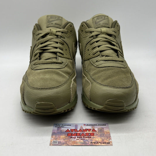 Size 14 - Nike Air Max 90 Premium Neutral Olive Suede (700155-202)