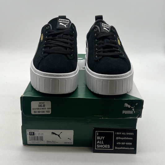 Size 11 - PUMA Mayze Black White W (380784-01)