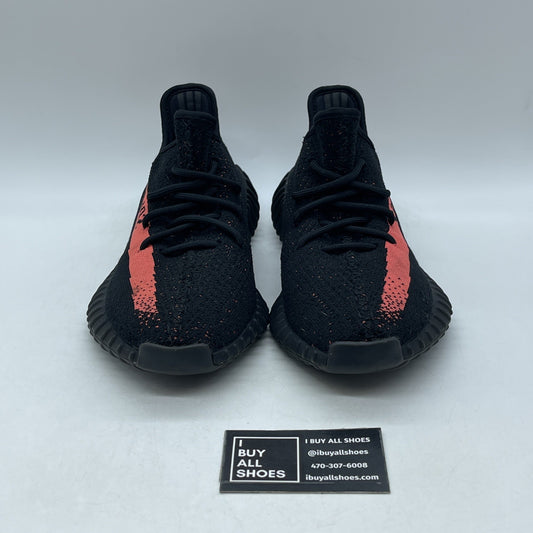 Size 9 - adidas Yeezy Boost 350 V2 Low Red Stripe (BY9612)
