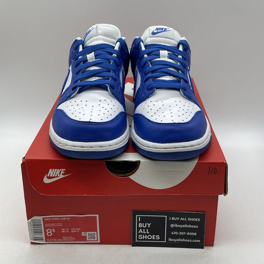 Size 8.5 - Nike Dunk Low Retro SP Kentucky 2020 (CU1726-100)