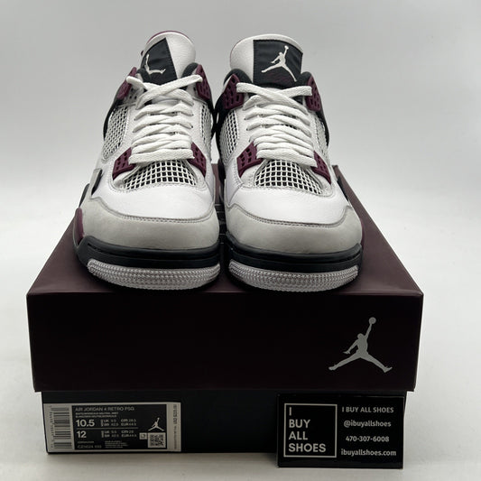 Size 10.5 - Air Jordan 4 Retro x Paris Saint-Germain Bordeaux (CZ5624-100)