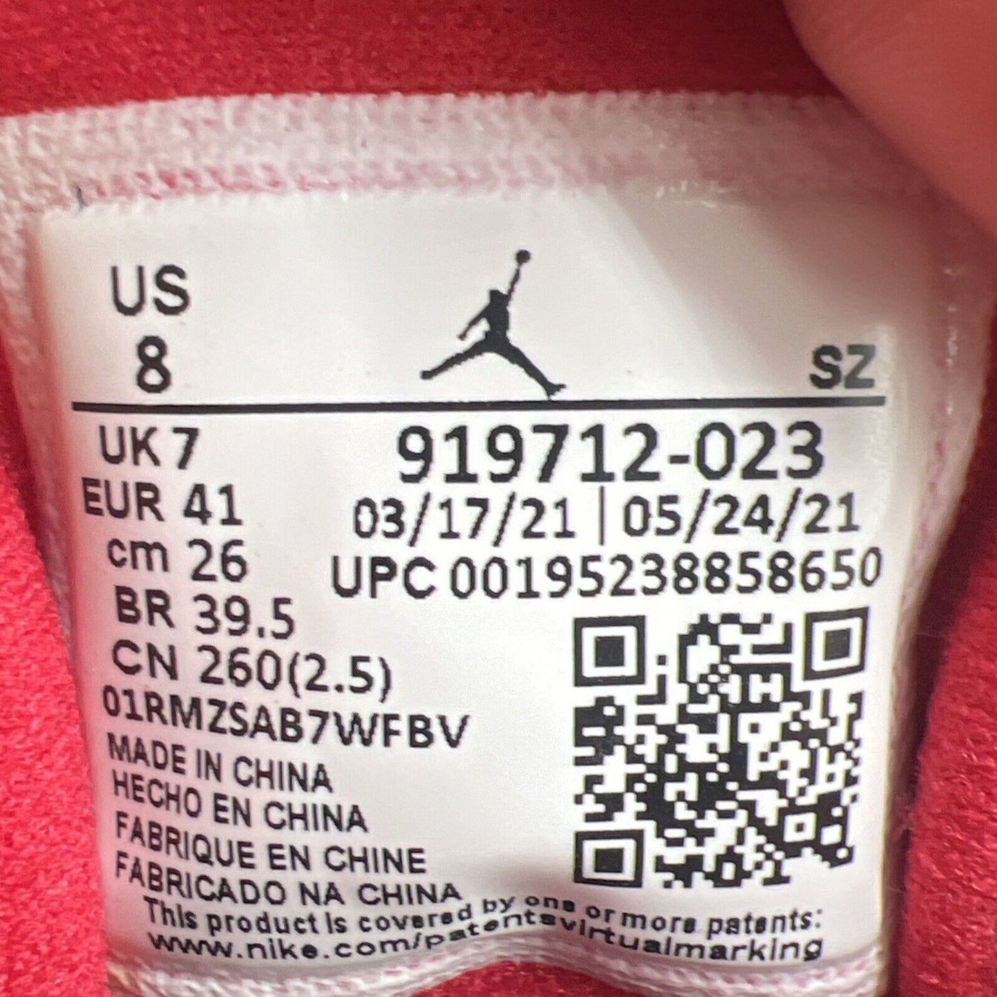 Size 8 - Air Jordan 11 Retro IE 2021 Low Bred (919712-023)
