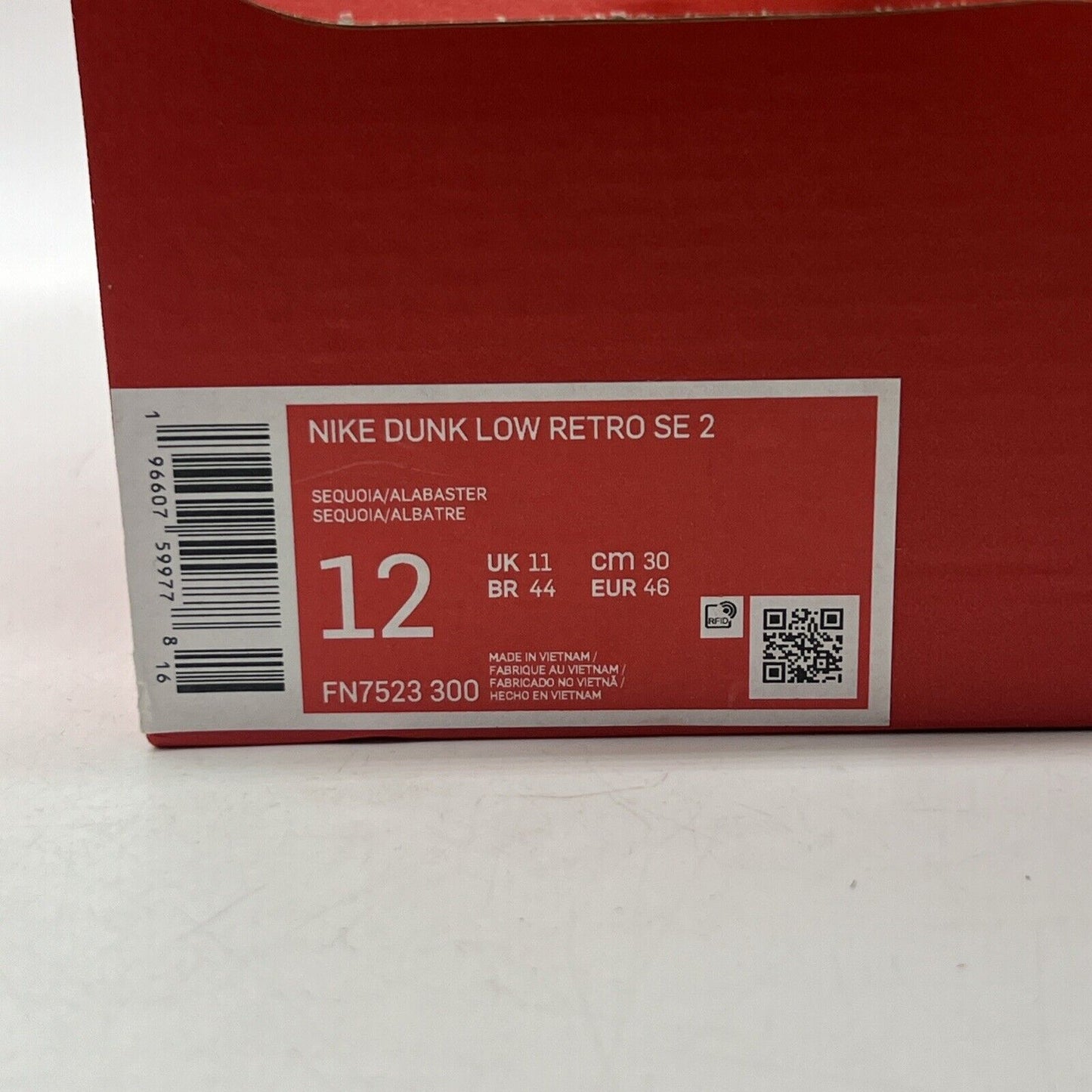 Size 12 - Nike Dunk SE Low Gone Fishing - Rainbow Trout Orange Green FN7523-300