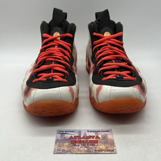 Size 12 - Nike Air Foamposite One Prm Thermal Map Black Suede (575420-600)