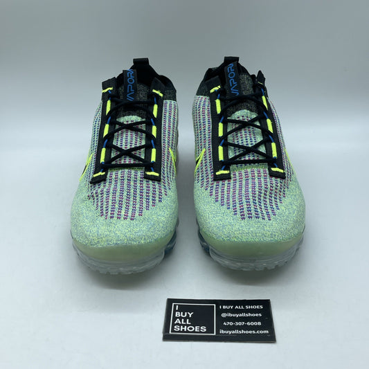 Size 14 - Nike Air VaporMax 2021 Flyknit Next Nature Volt Photo Blue DX3368-700