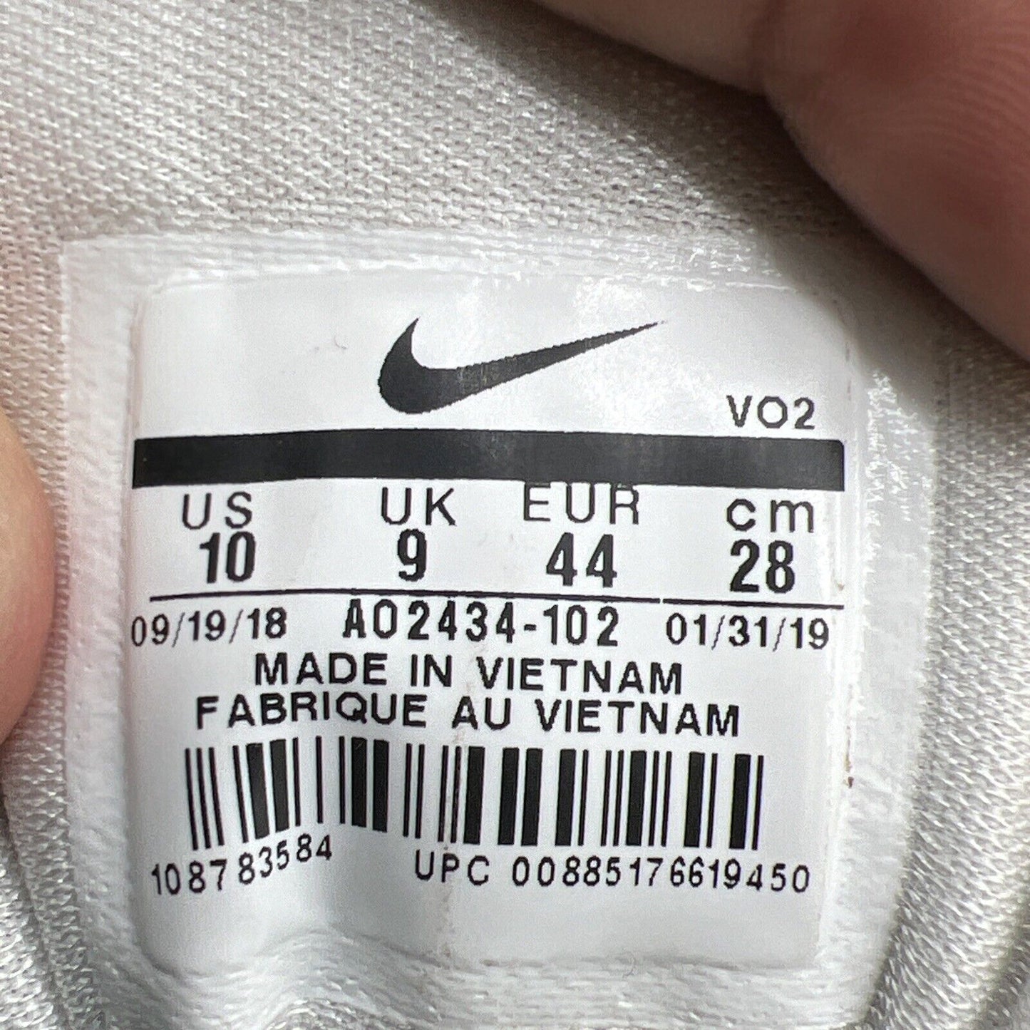 Size 10 - Nike Zoom LeBron 3 QS SVSM Home White Green (AO2434-102)