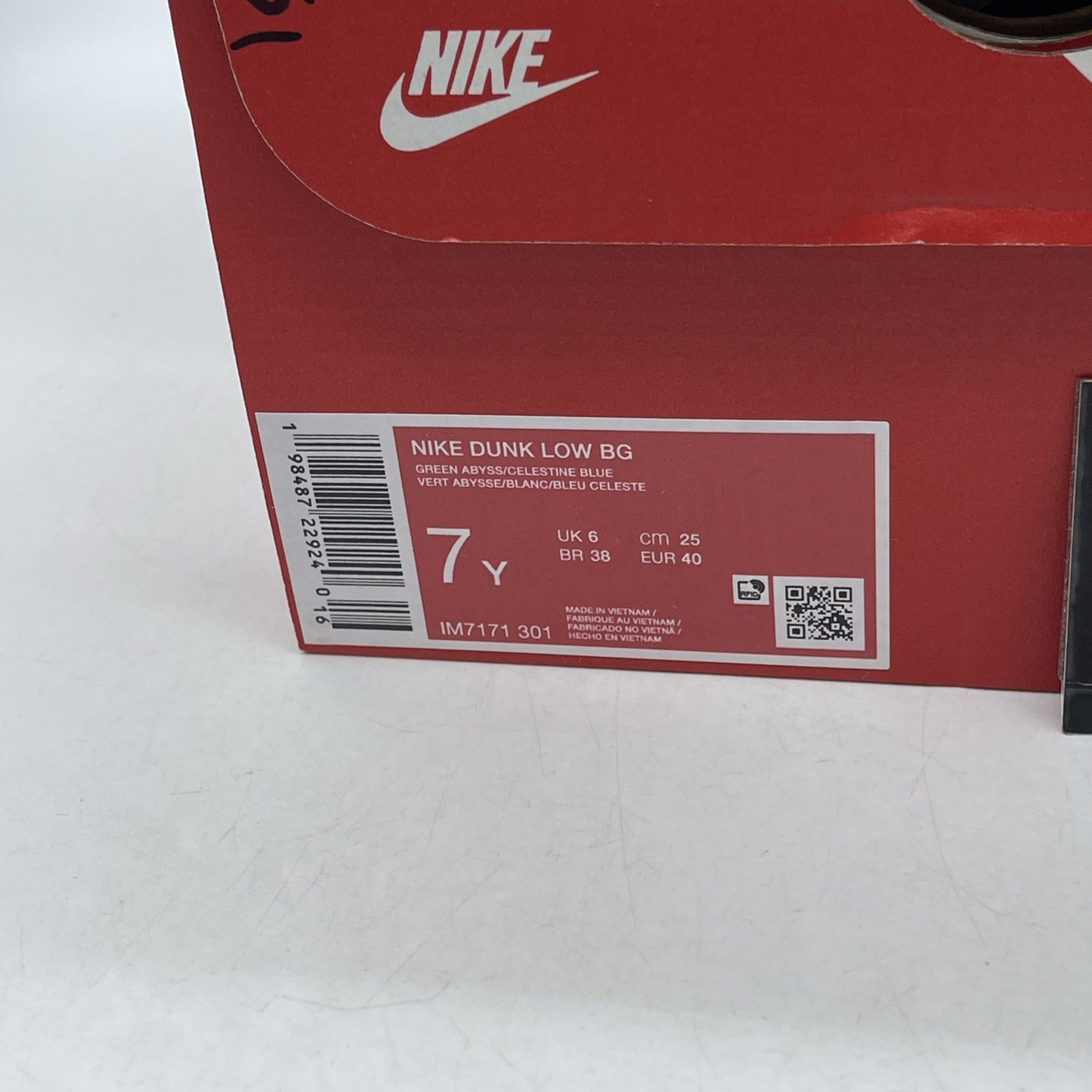 Size 7Y - Nike Dunk Low "Abominable Snowman" (IM7171-301)