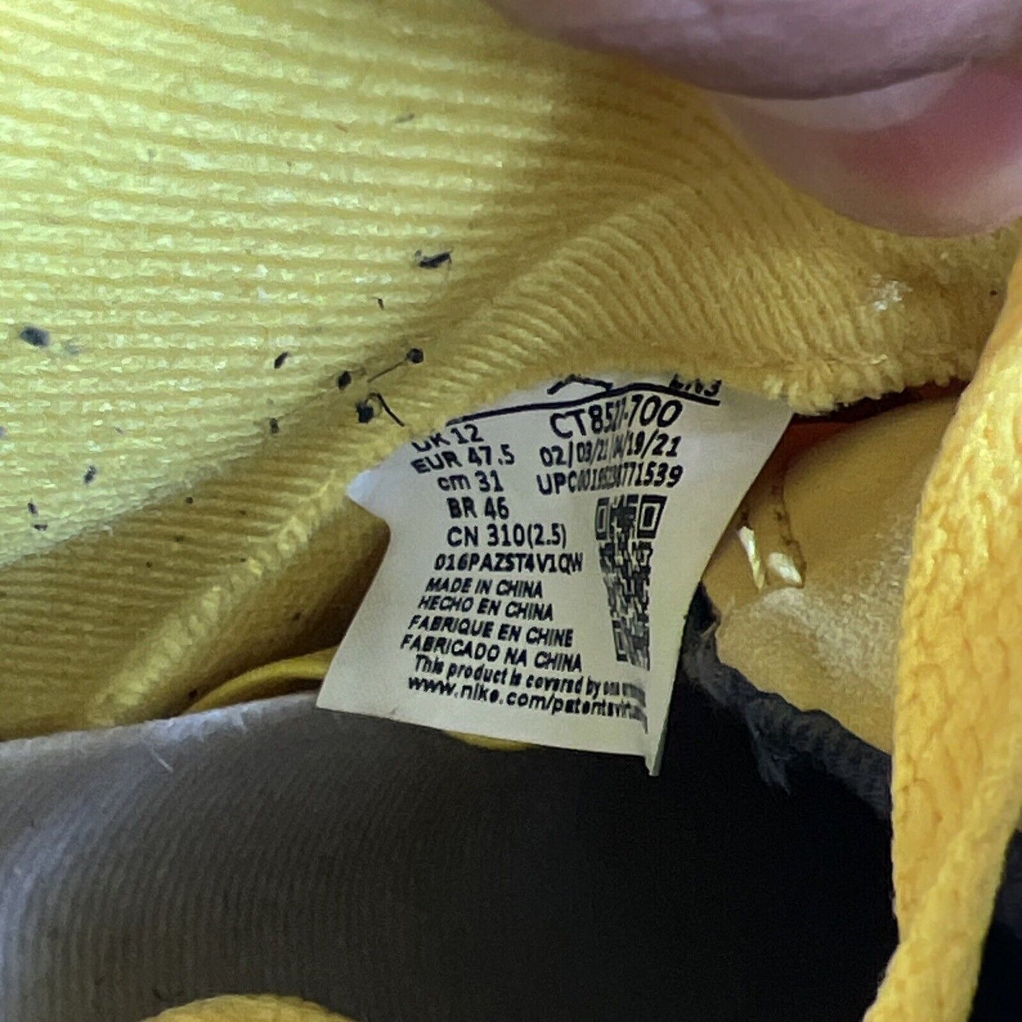 Size 13 - Jordan 4 Retro Mid Lightning Yellow Grey Suede (CT8527-700)