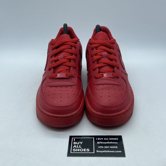 Size 7Y(GS) - Nike Air Force 1 LV8 Low University Red Leather Suede (DM8875-600)