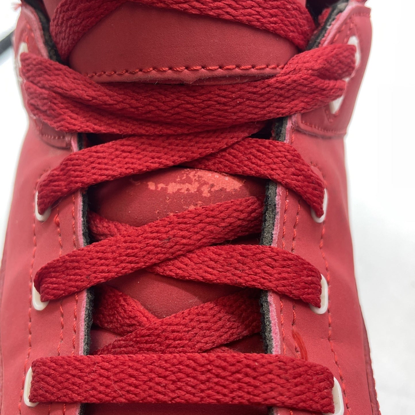 Size 13 - Ewing 33 HI Strawberries and Cream Red White Suede (1EW90161-611)