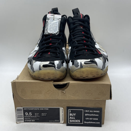 Size 9.5 - Nike Air Foamposite One PRM Fighter Jet (575420-001)