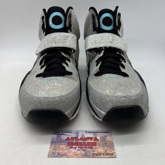 Size 13 - Nike Air Bo 1 Premium Diamond Quest White Black Icey (744420-001)
