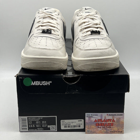 Size 12 - Nike Air Force 1 Low x AMBUSH Phantom Black White Leather (DV3464-002)