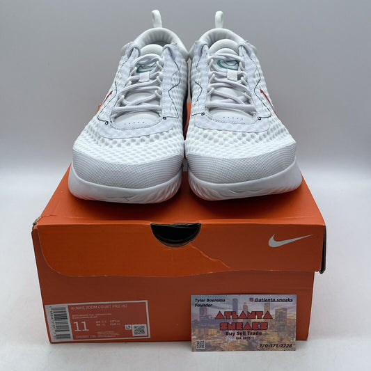 Size 11W - NikeCourt Zoom Pro White Washed Teal Blue Red Suede (DH0990-136)