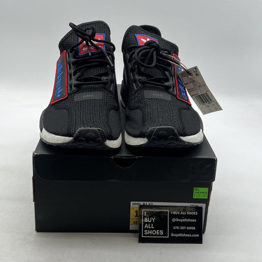 Size 13 - Adidas NMD_R1 V2 Logo Patch - Black (GX6266)