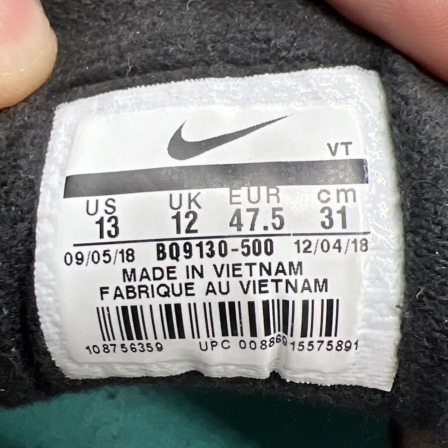 Size 13 - Nike Air Max 97 Have a Nike Day Purple Aqua Black Suede (BQ9130-500)