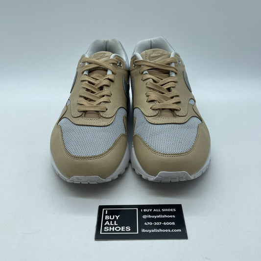 Size 9 - Nike Air Max 1 Premium Vachetta Tan Grey White Suede (AO0795-200)