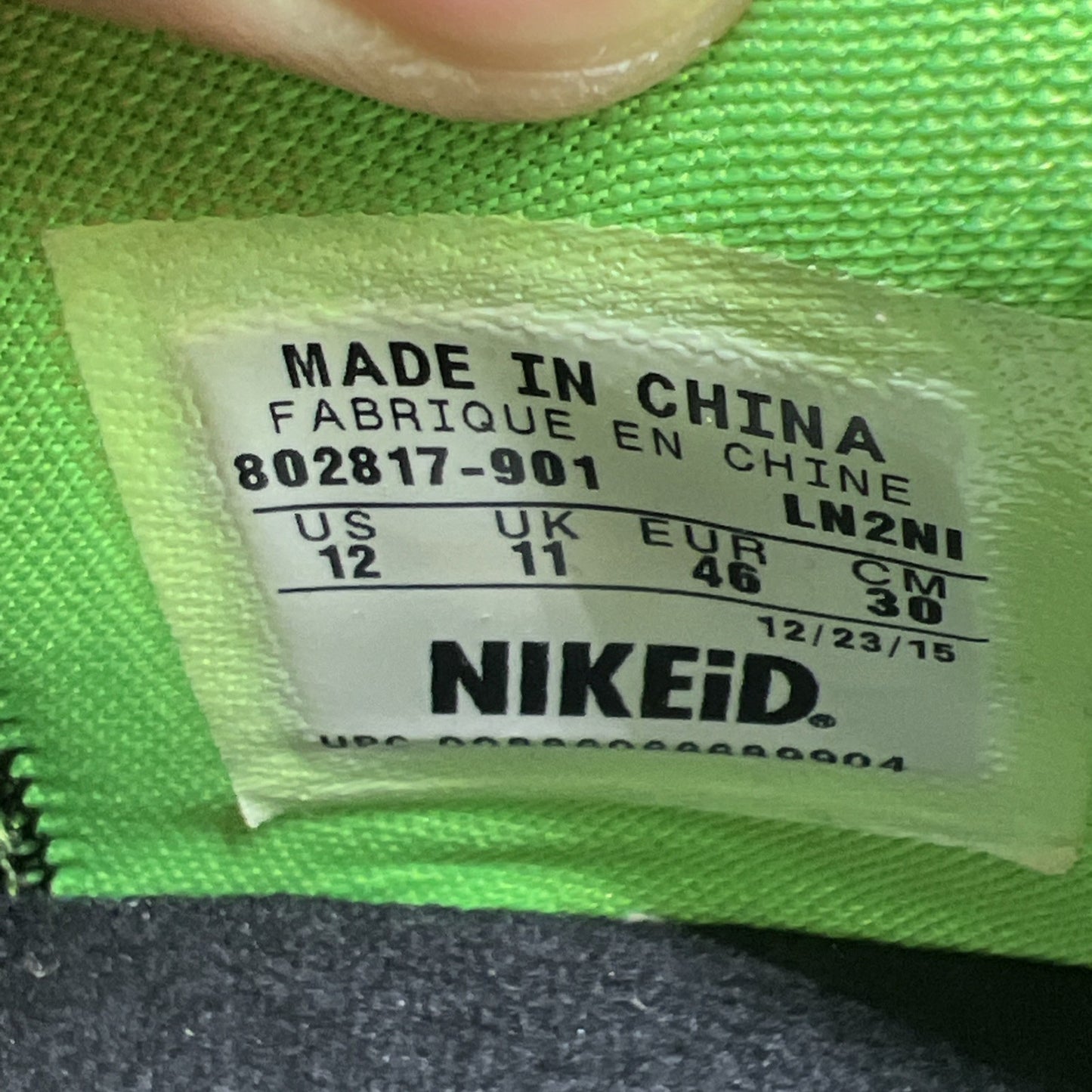 Size 12 - NIKE KOBE X 10 ELITE LOW ID "GRINCH" XMAS (802817-901)