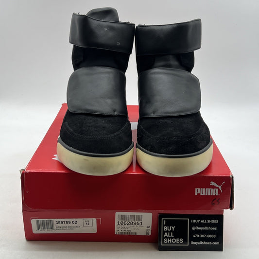 Size 13 - PUMA Move Mid x Alexander McQueen Black/Black-White (359759-02)