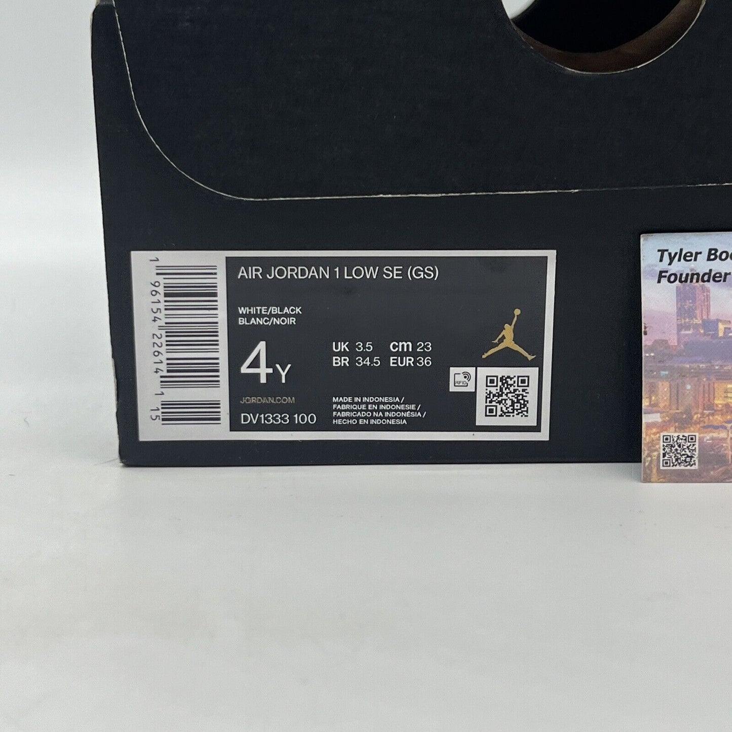 Size 4 - Jordan 1 Low SE Concord Brand New Og All