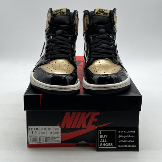 Size 11 - Air Jordan 1 Retro OG NRG High Gold Toe (861427-007)