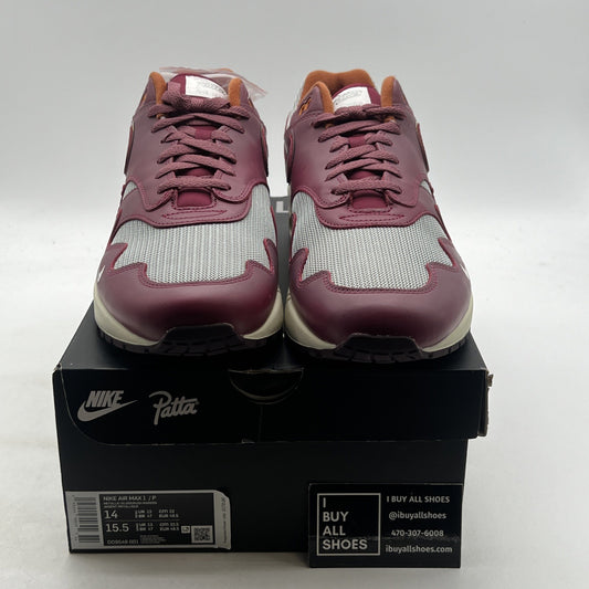 Size 14 - Nike Patta x Air Max 1 Rush Maroon (DO9549-001)